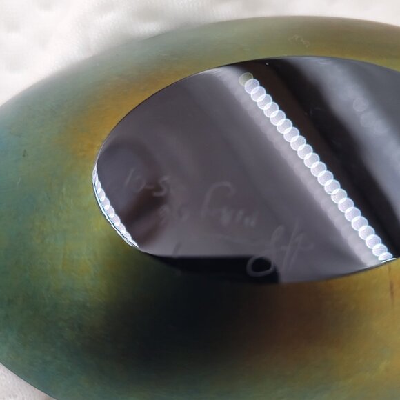 Henry Summa Signed Art Glass Paperweight - Picture 8 of 10